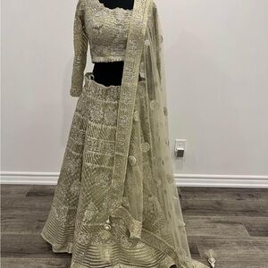 Elegant Embroidered Lehenga Set